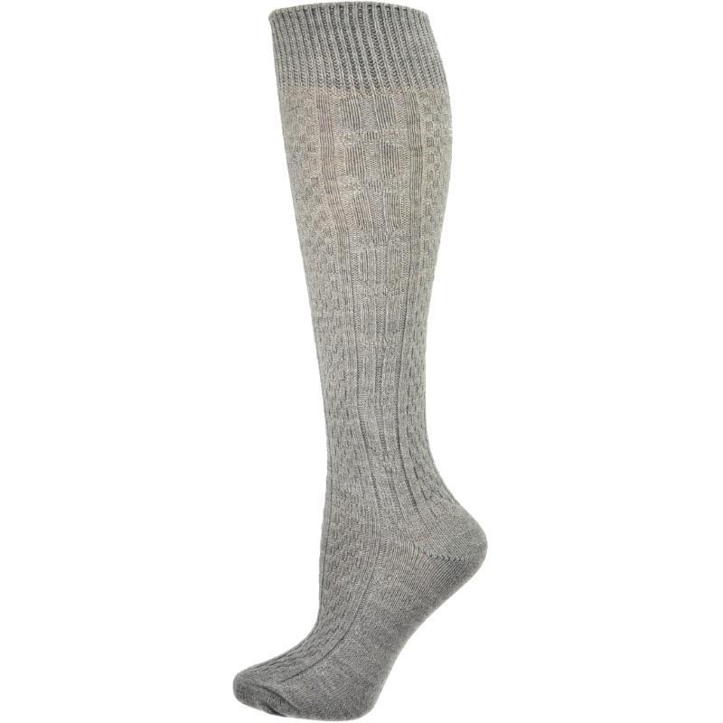 Classic Cable Knit Acrylic Knee High Socks 3 Pair Packs