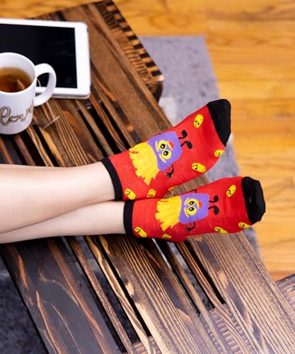 Tipi Toe Women's 20 Pairs Colorful Patterned Argyle Ankle Socks