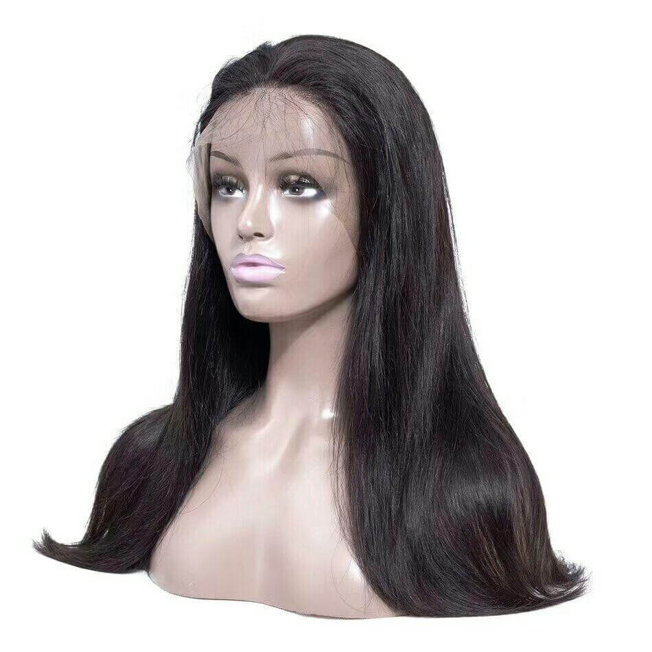 Straight Hair 13x6 Transparent Lace Frontal Brazilian Human Hair WigsBrand Name: Beumax Hair Material: Remy Human Hair Texture: Straight Weight: 180% is 270g and 200% is 380g Model Number: 13x6 hd lace closure wig Cap Size: Average Size Color: Natural Bla