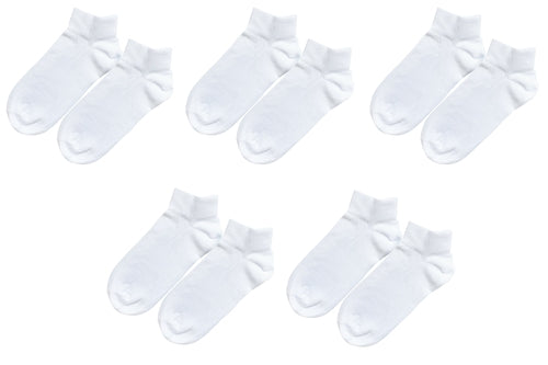 tittimitti® 98% ORGANIC COTTON Kid's Ankle Socks (5-pack). Ages 5