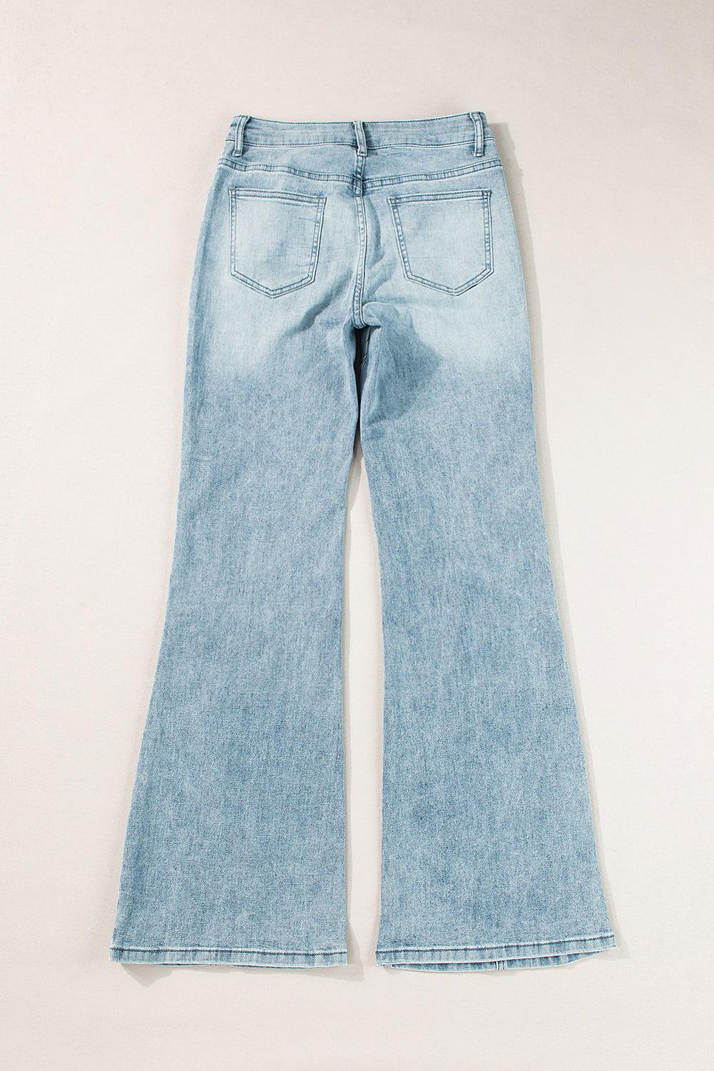Wide Leg Jeans with Pockets - Clothes For Her Online Store