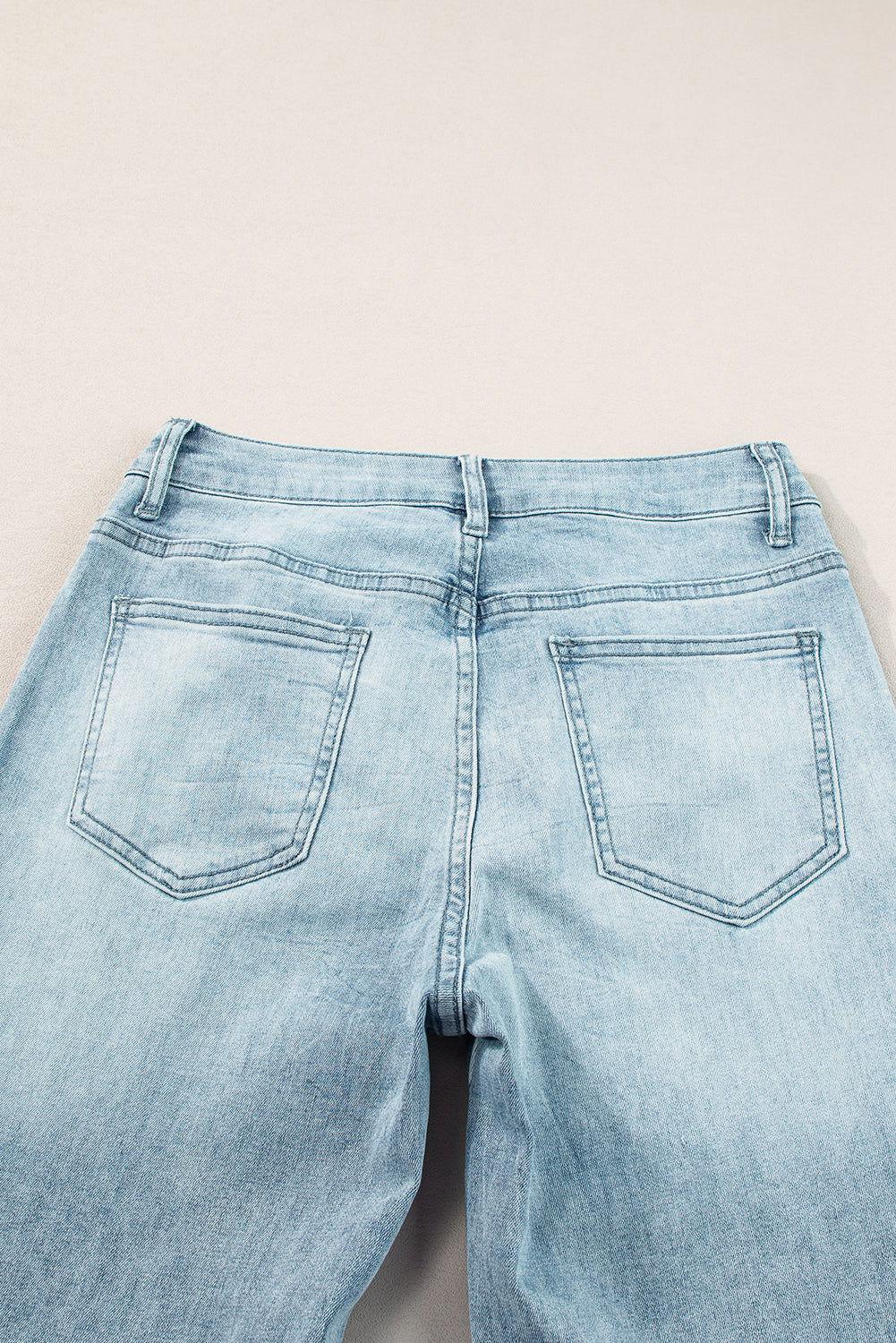 Wide Leg Jeans with Pockets - Clothes For Her Online Store