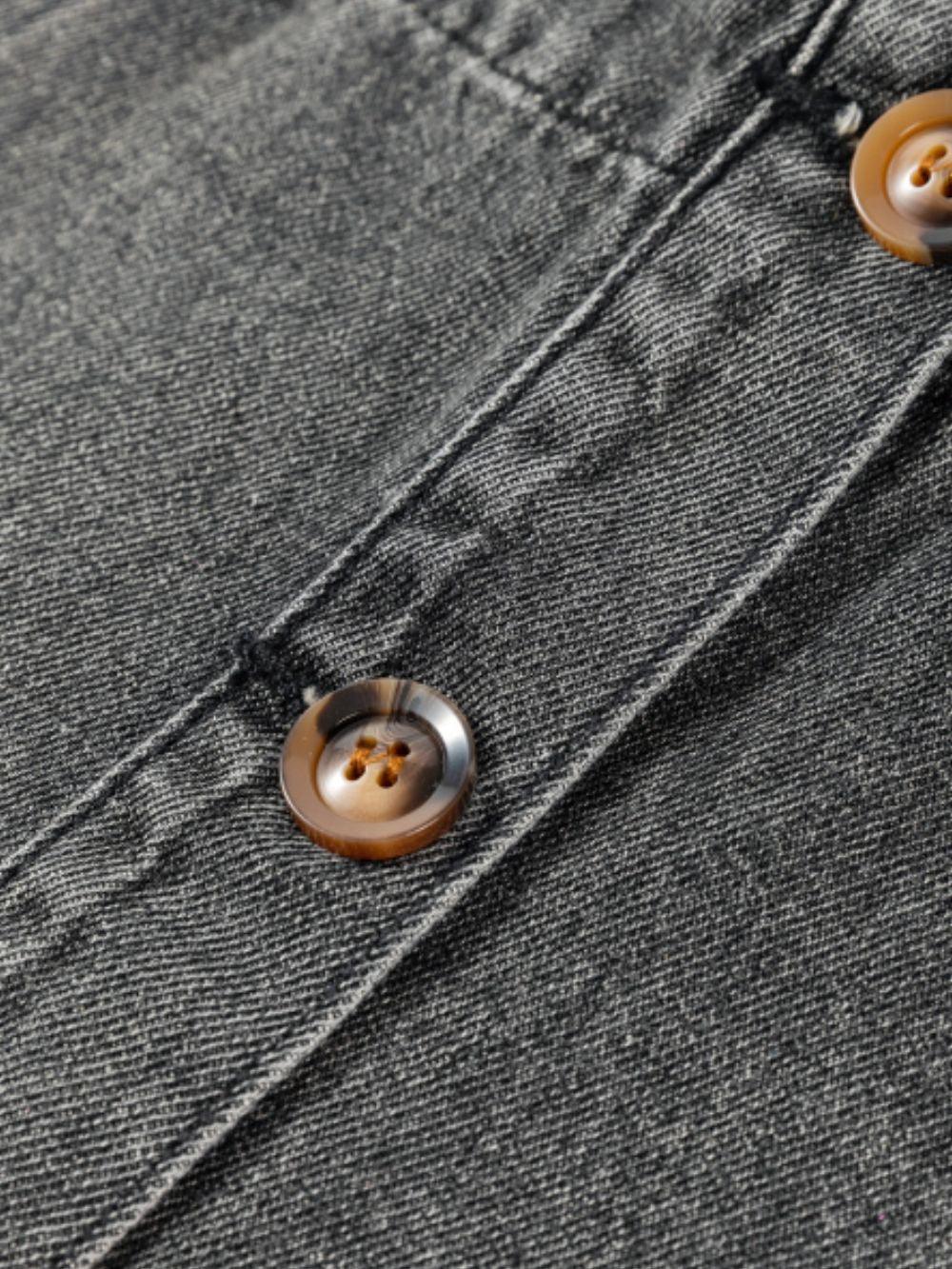 Wide Strap Button Down Denim Overall Dress - Clothes For Her Online Store
