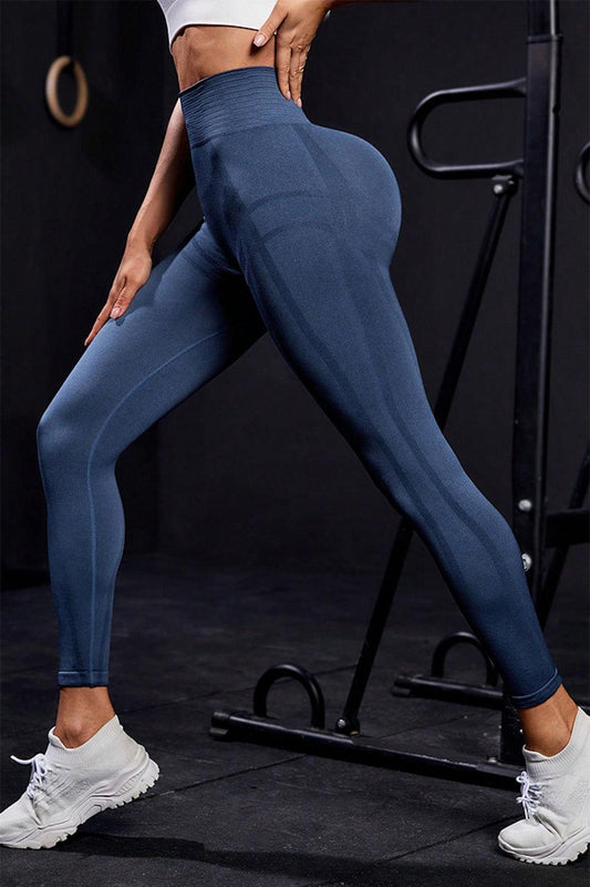 Wide Waistband High Waist Active Leggings - Clothes For Her Online Store
