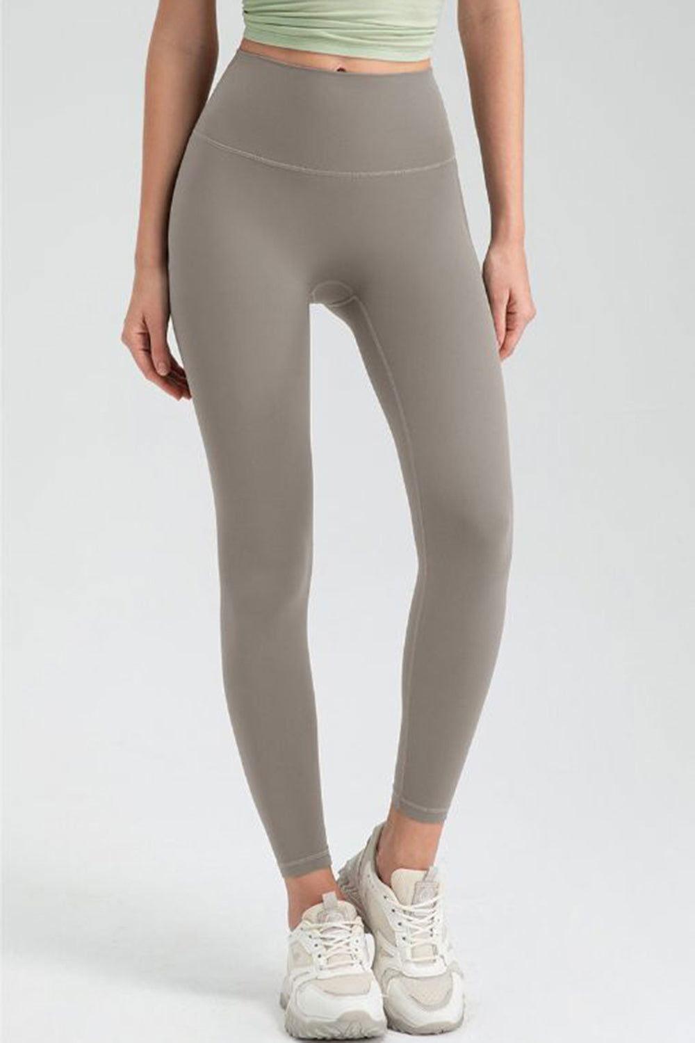 Wide Waistband High Waist Sport Leggings - Clothes For Her Online Store