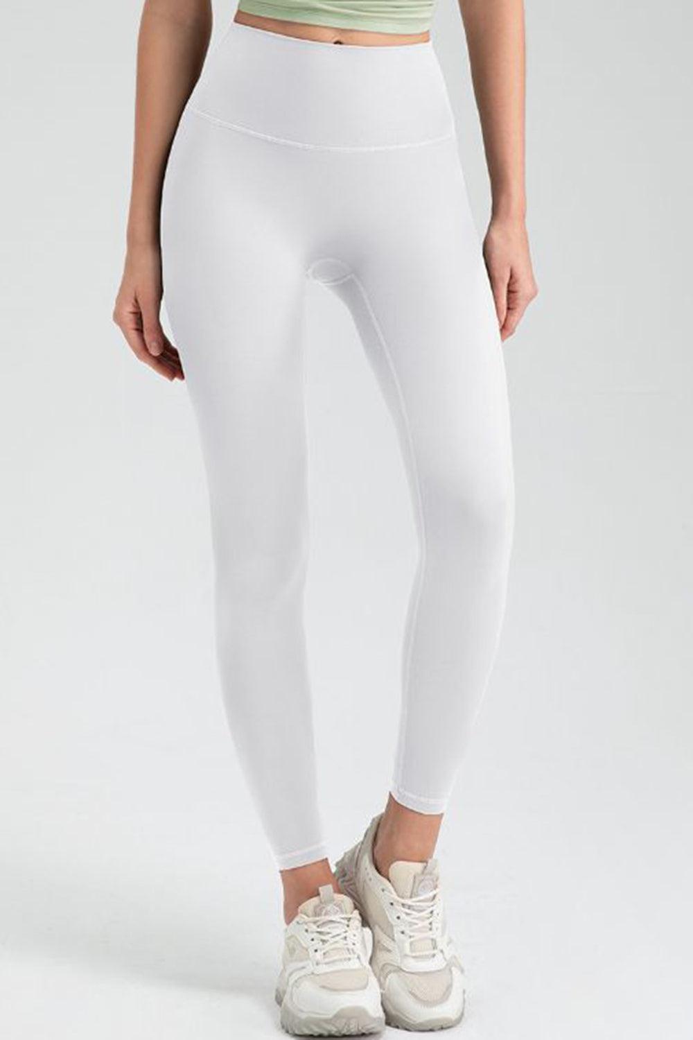 Wide Waistband High Waist Sport Leggings - Clothes For Her Online Store