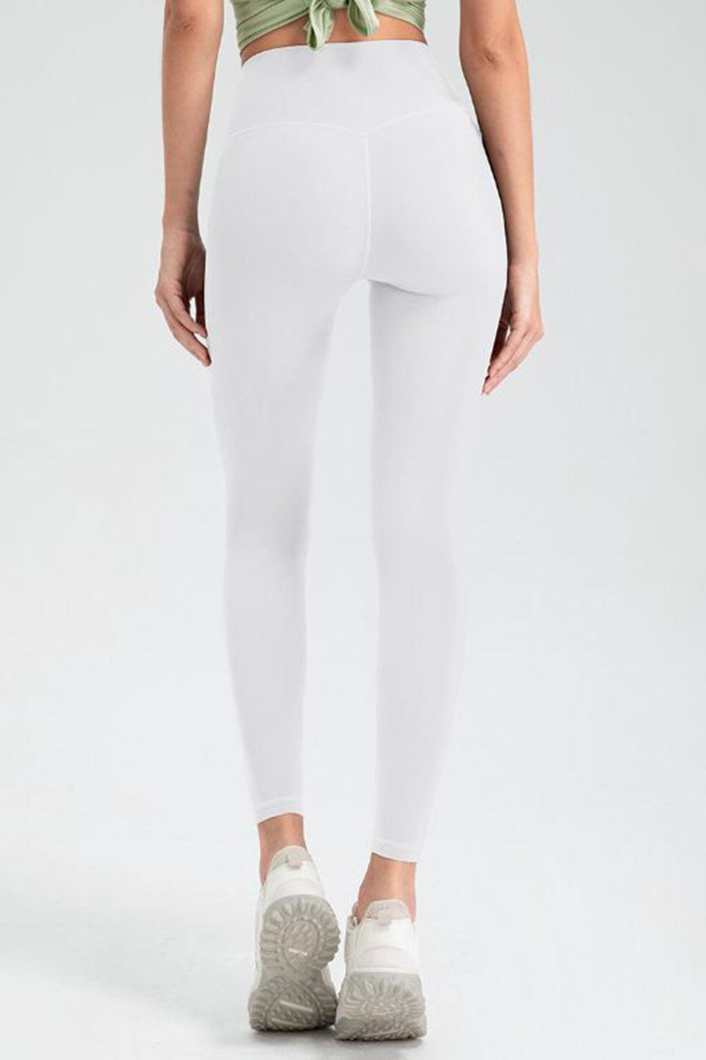 Wide Waistband High Waist Sport Leggings - Clothes For Her Online Store