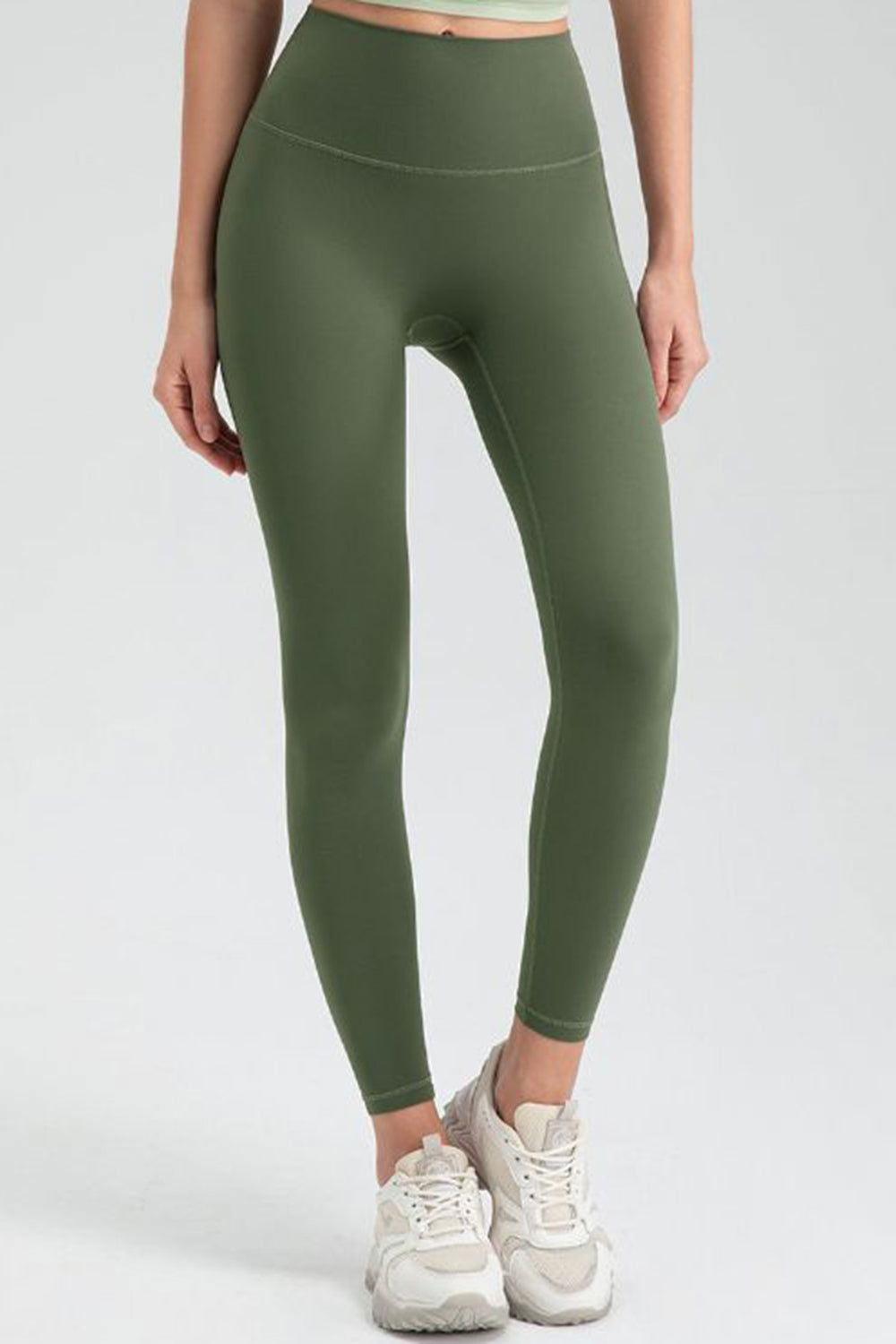 Wide Waistband High Waist Sport Leggings - Clothes For Her Online Store