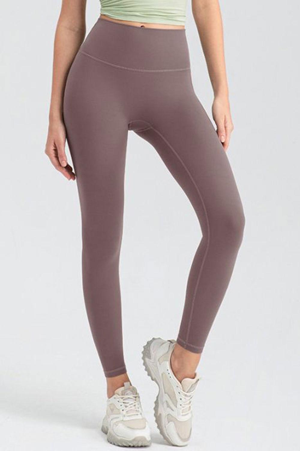 Wide Waistband High Waist Sport Leggings - Clothes For Her Online Store