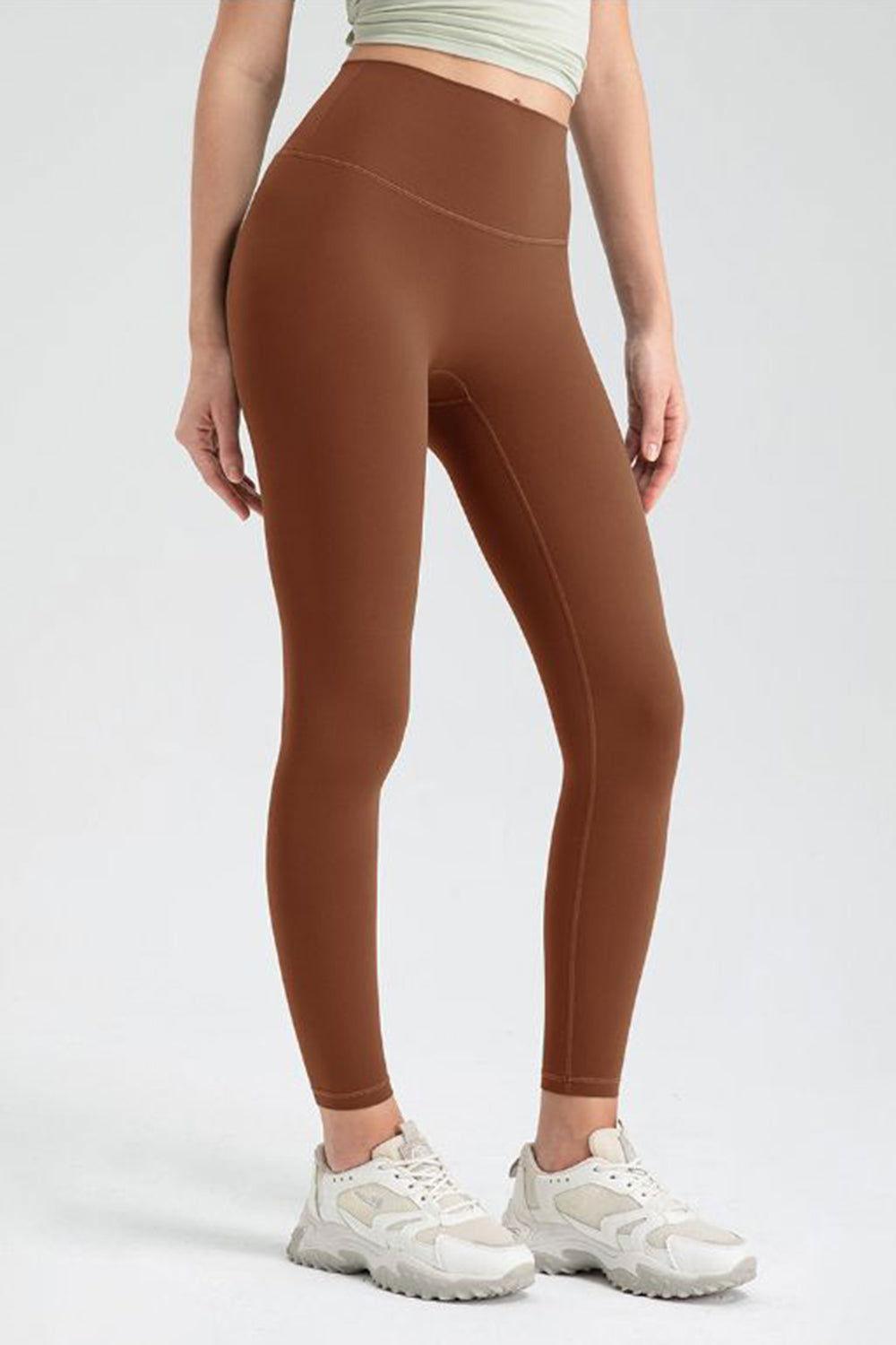 Wide Waistband High Waist Sport Leggings - Clothes For Her Online Store