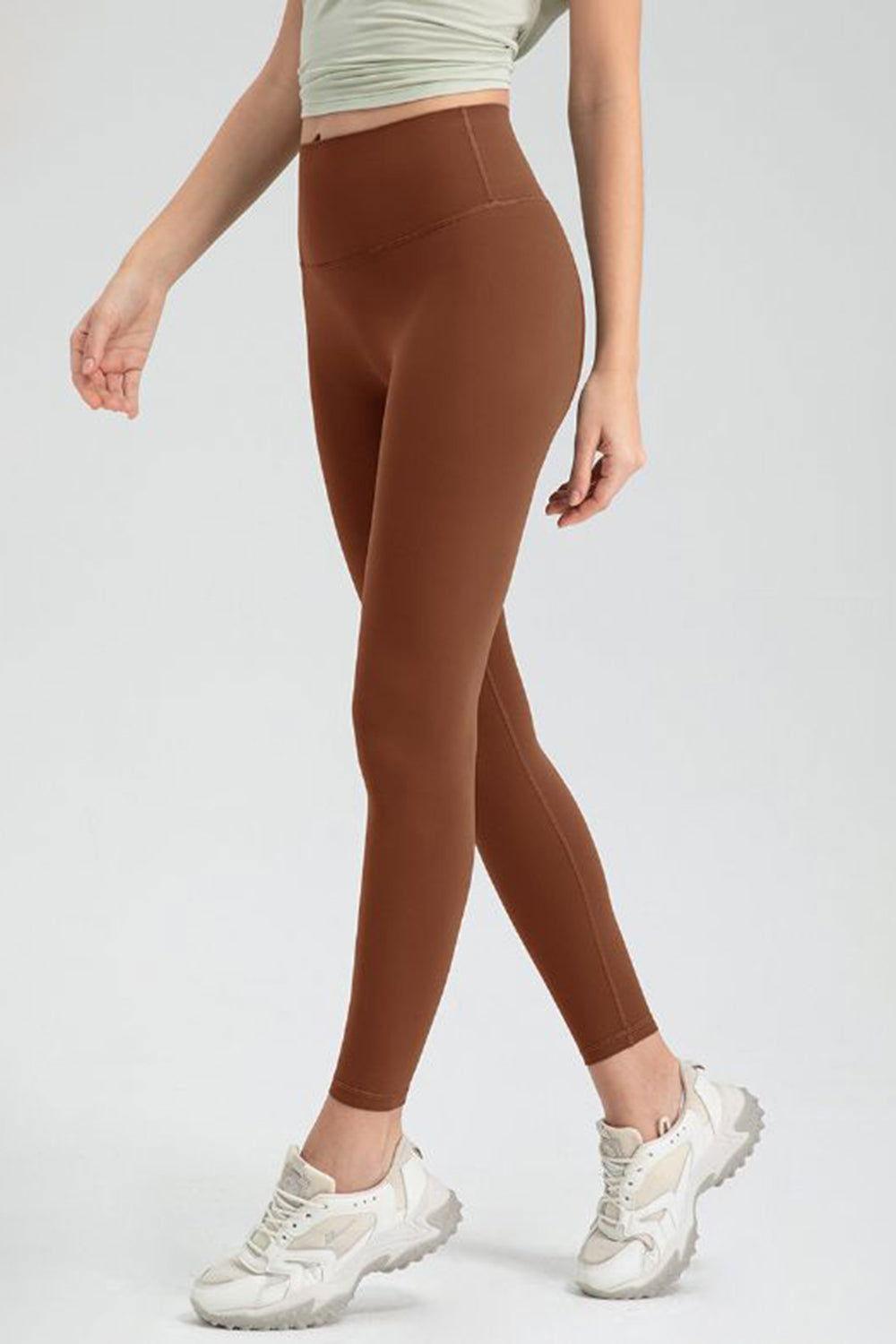 Wide Waistband High Waist Sport Leggings - Clothes For Her Online Store
