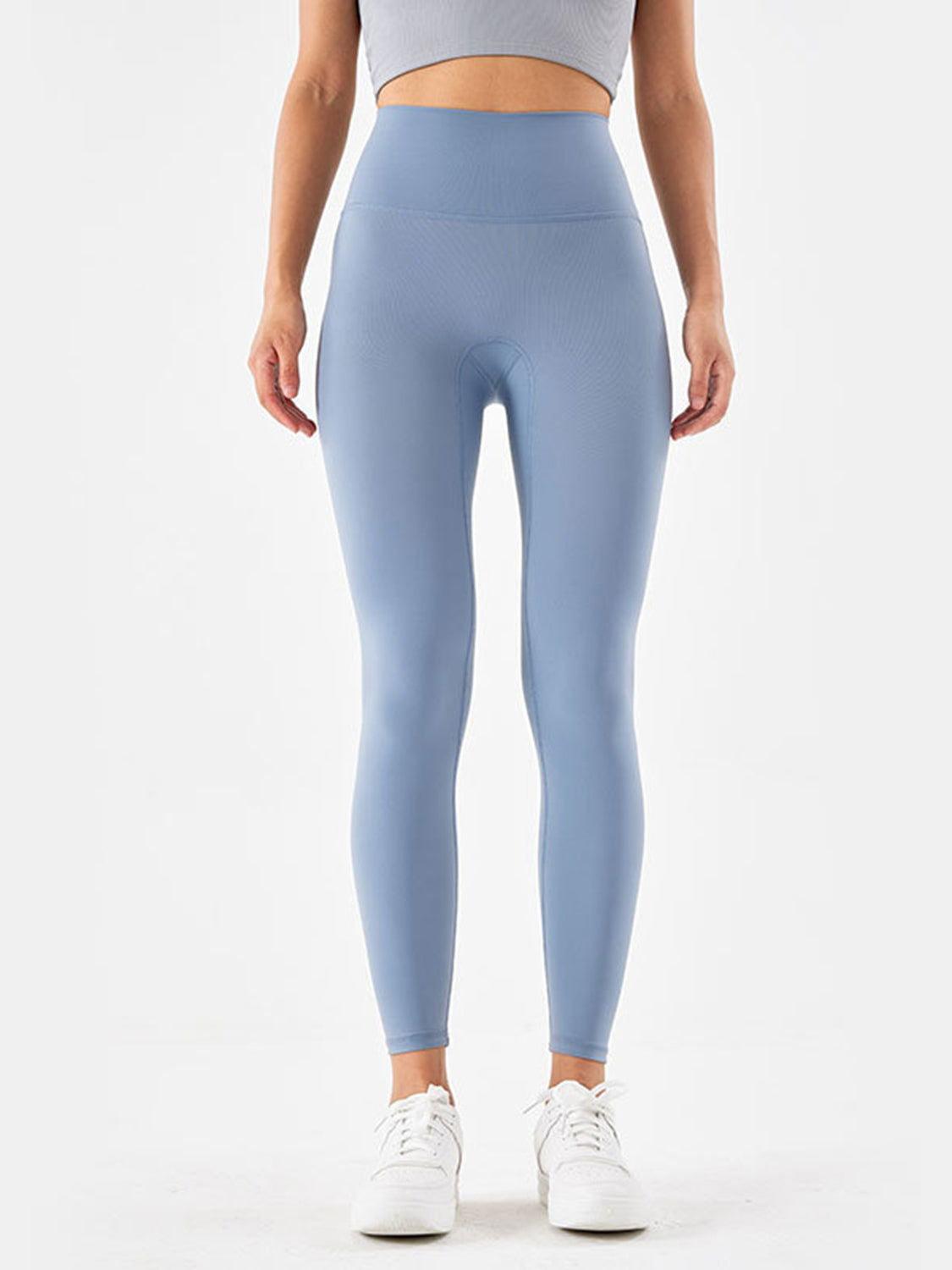 Wide Waistband Sports Leggings - Clothes For Her Online Store