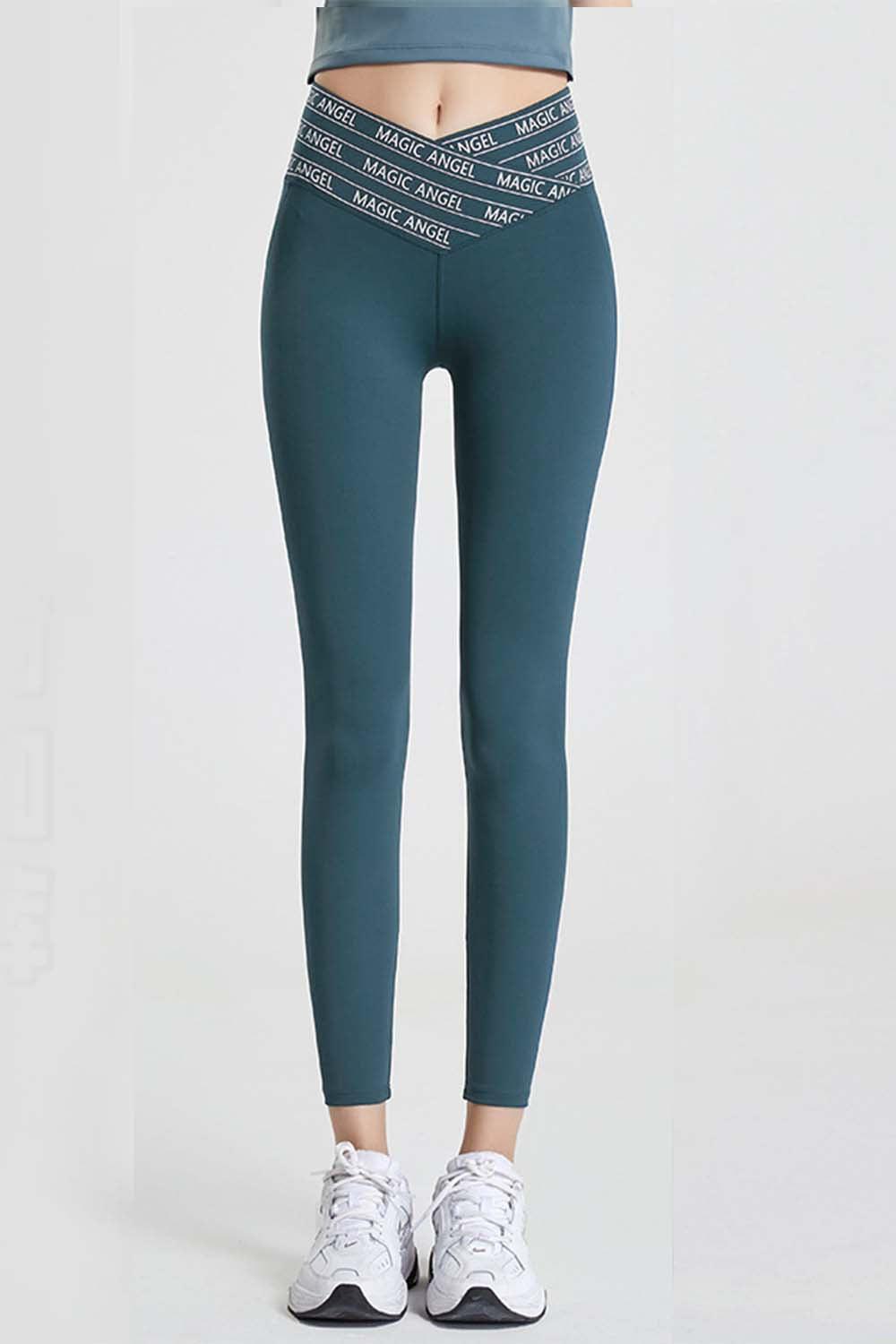Wide Waistband Sports Pants - Clothes For Her Online Store