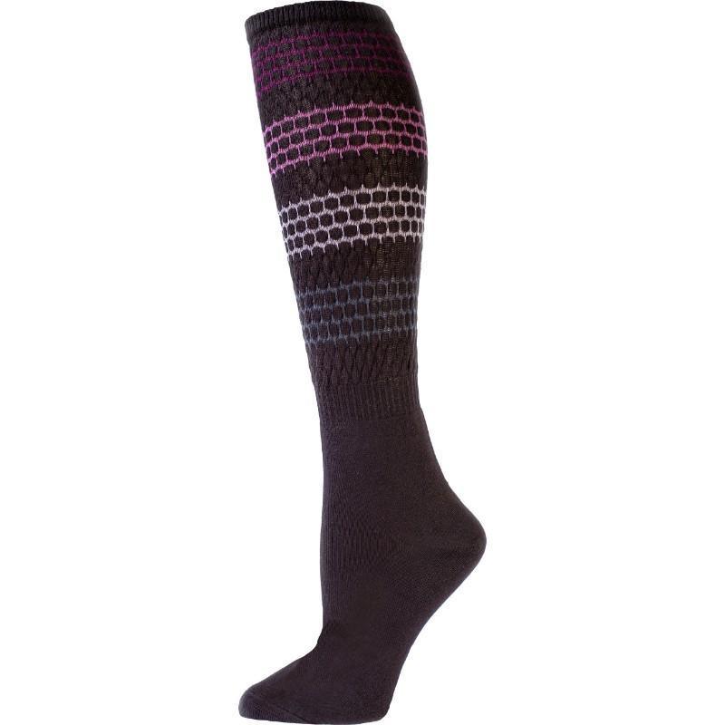 Women's Slouch or Knee High Organic Cotton Socks, 2 Pr. or 3 Pr. Pack