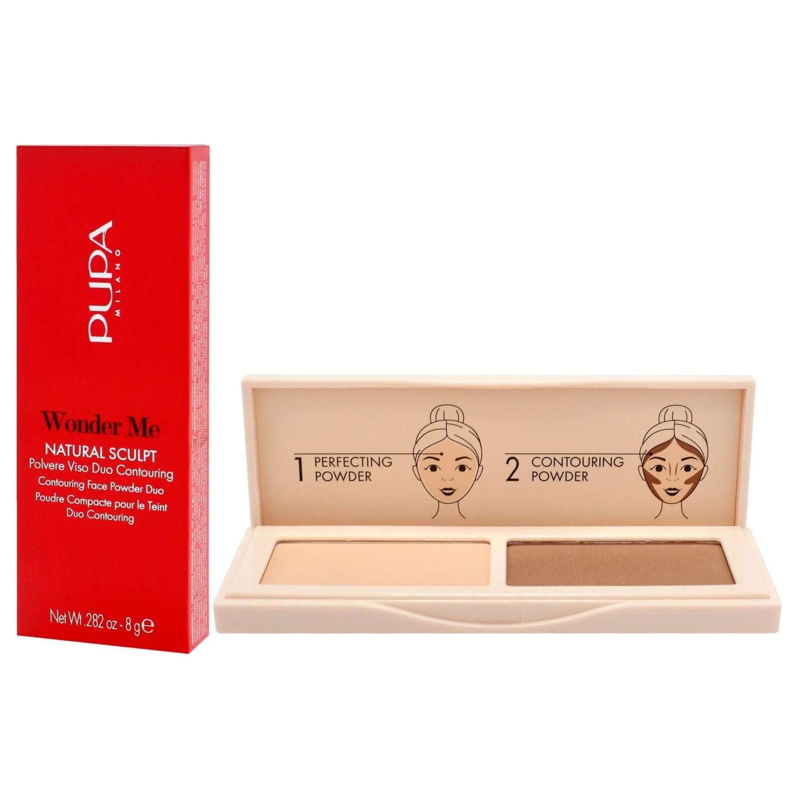 Wonder Me Natural Sculpt - 002 Medium-Dark Skin by Pupa Milano for Women - 0.282 oz Makeup - Clothes For Her Online Store