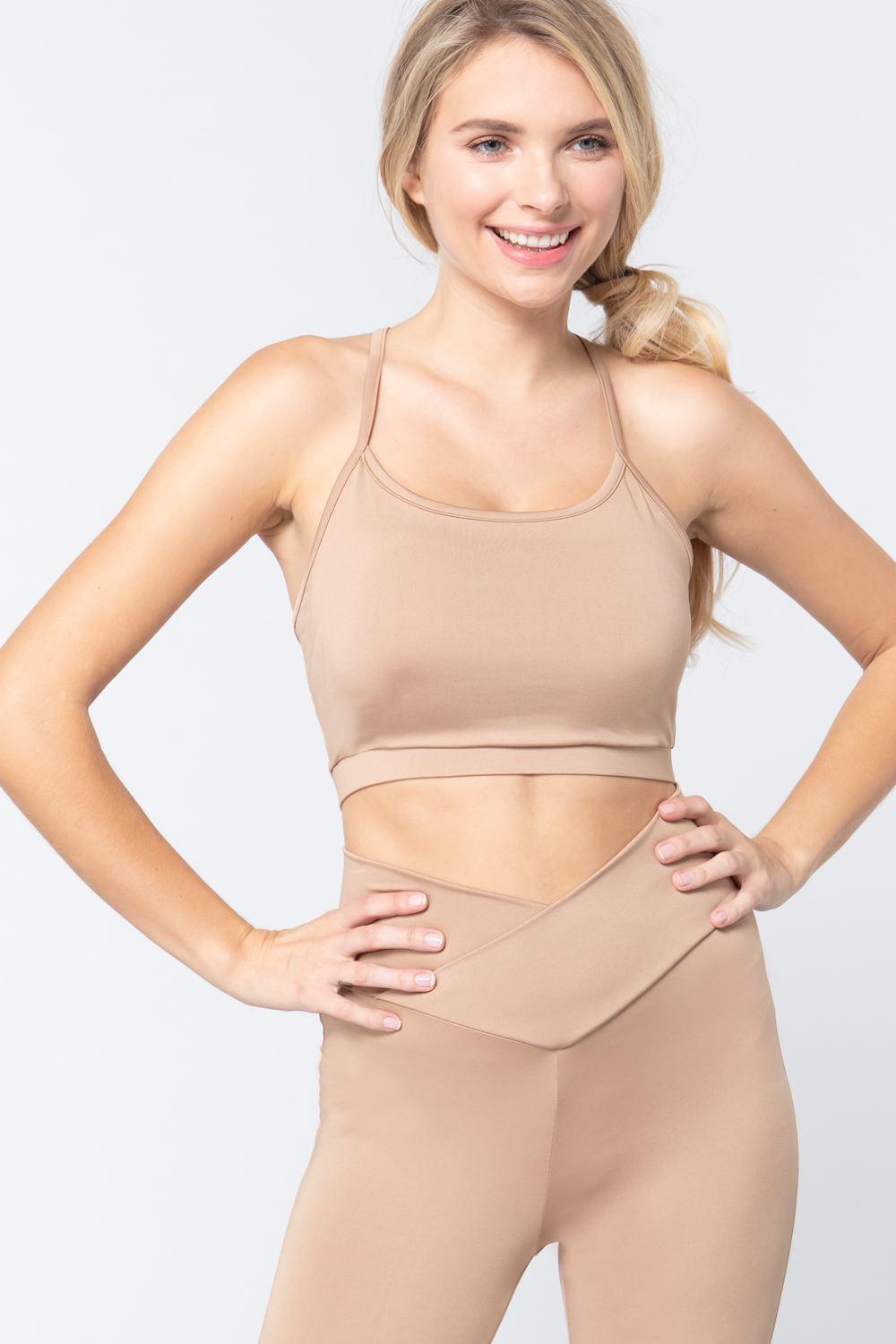 Workout Cami Bra Top - Clothes For Her Online Store