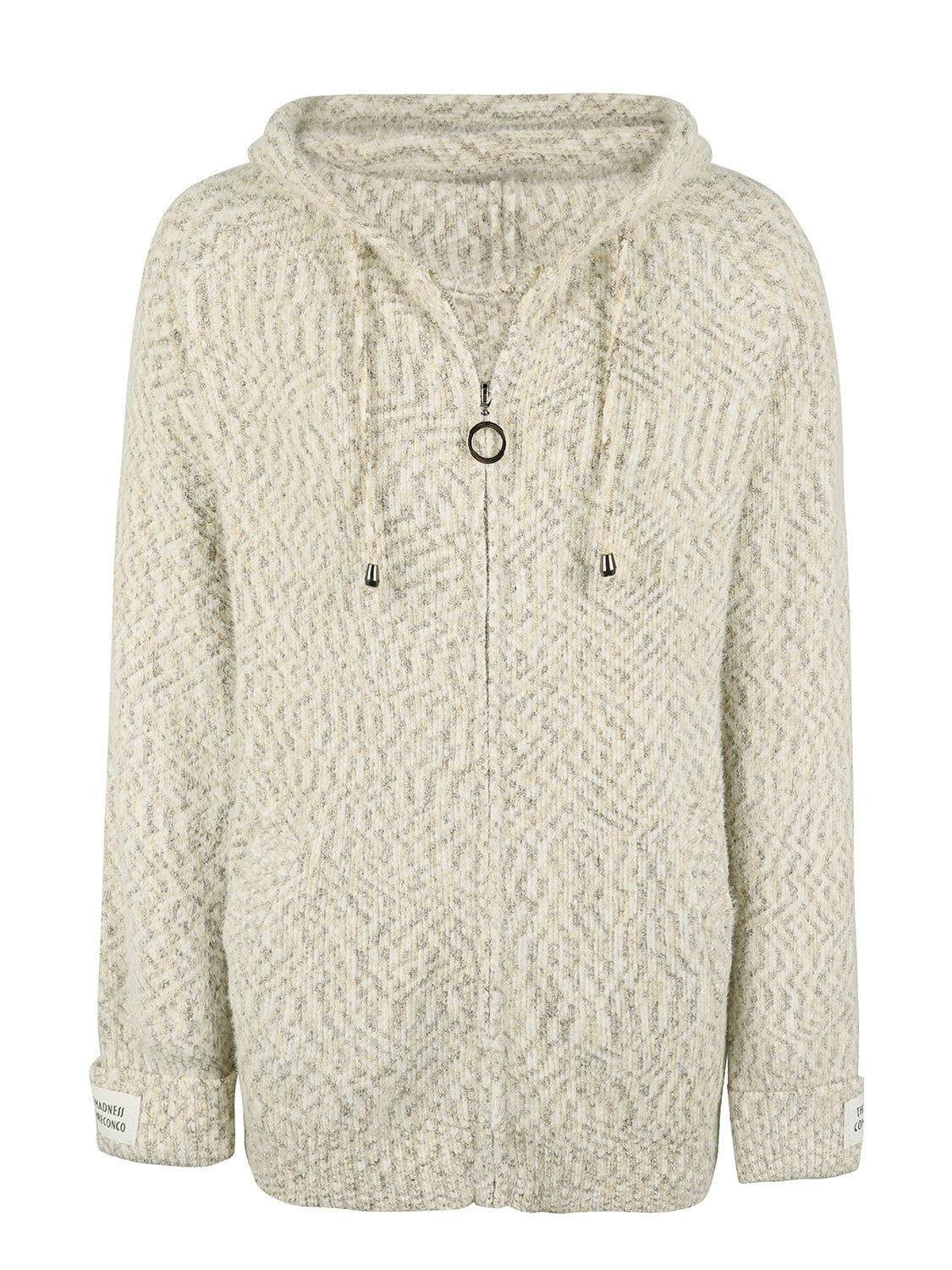 Zip-Up Hooded Sweater - Clothes For Her Online Store