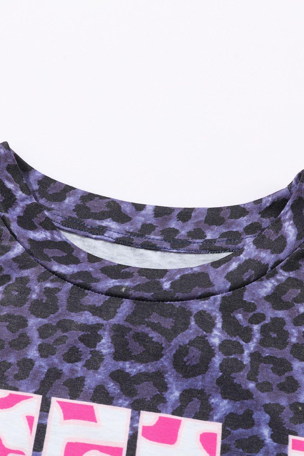 WILD LIKE THE WEST Graphic Leopard T-Shirt