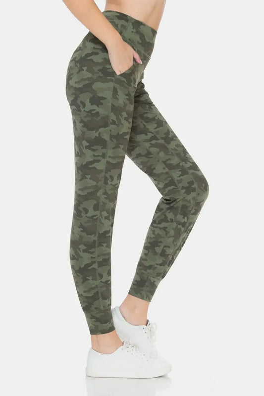 Leggings Depot Camouflage High Waist Leggings - Clothes For Her Online Store