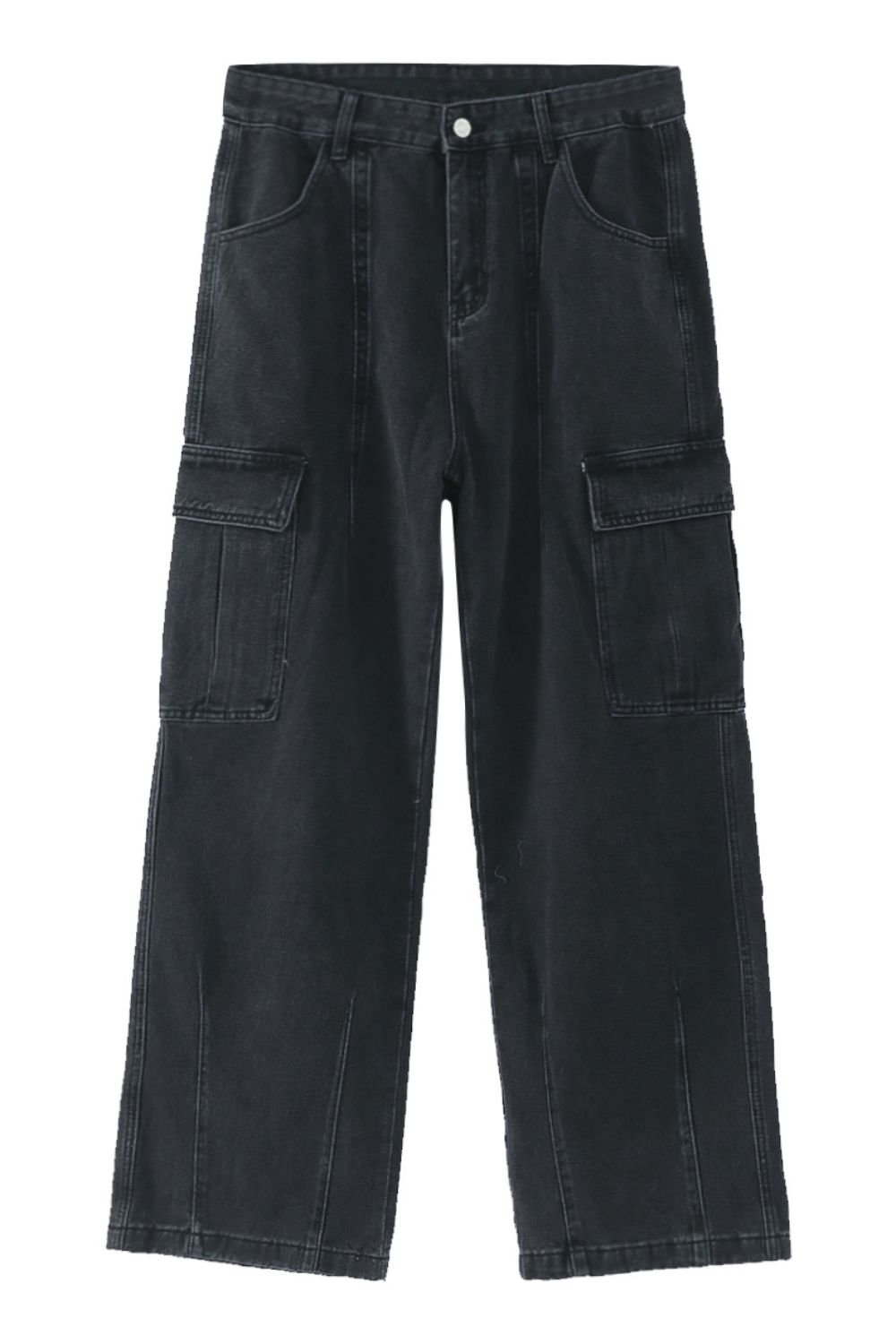 Wide Leg Jeans with Pockets