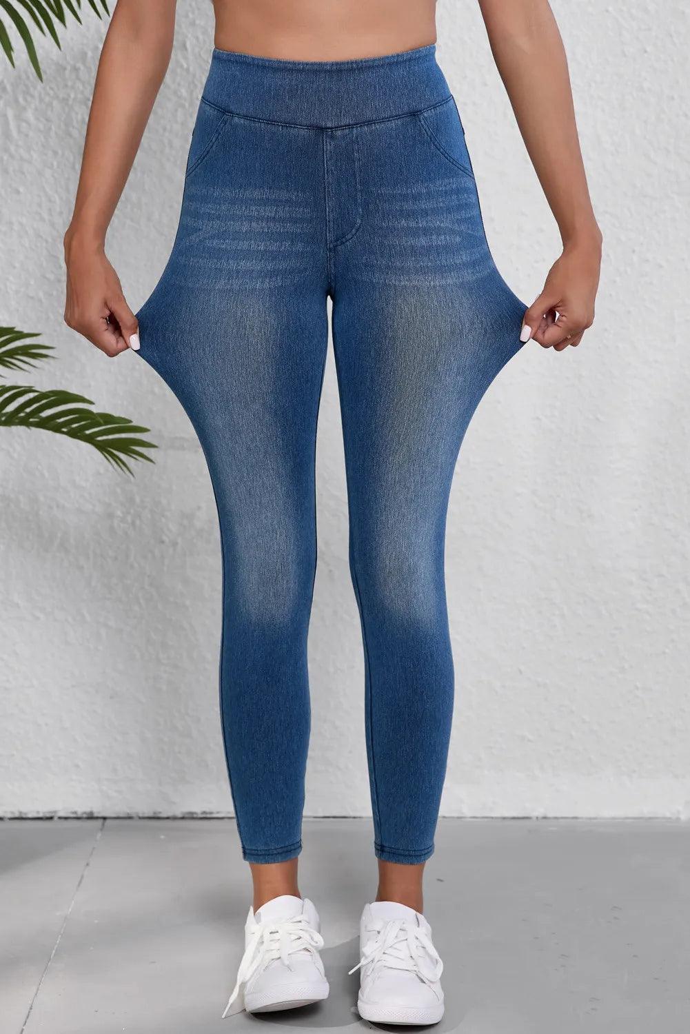 High Waist Skinny Jeans - Clothes For Her Online Store