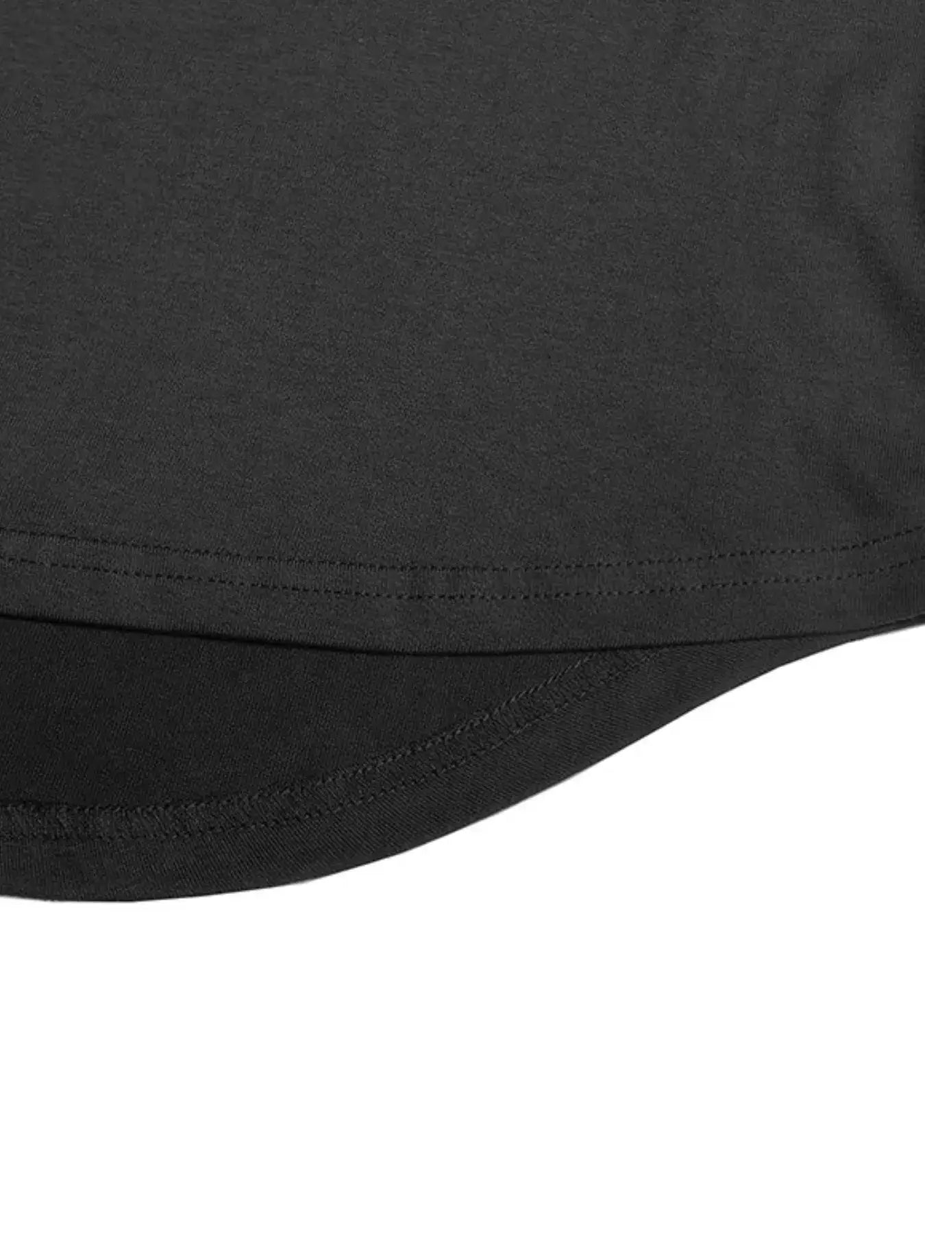 Men's Basic Curved Hem T-Shirt