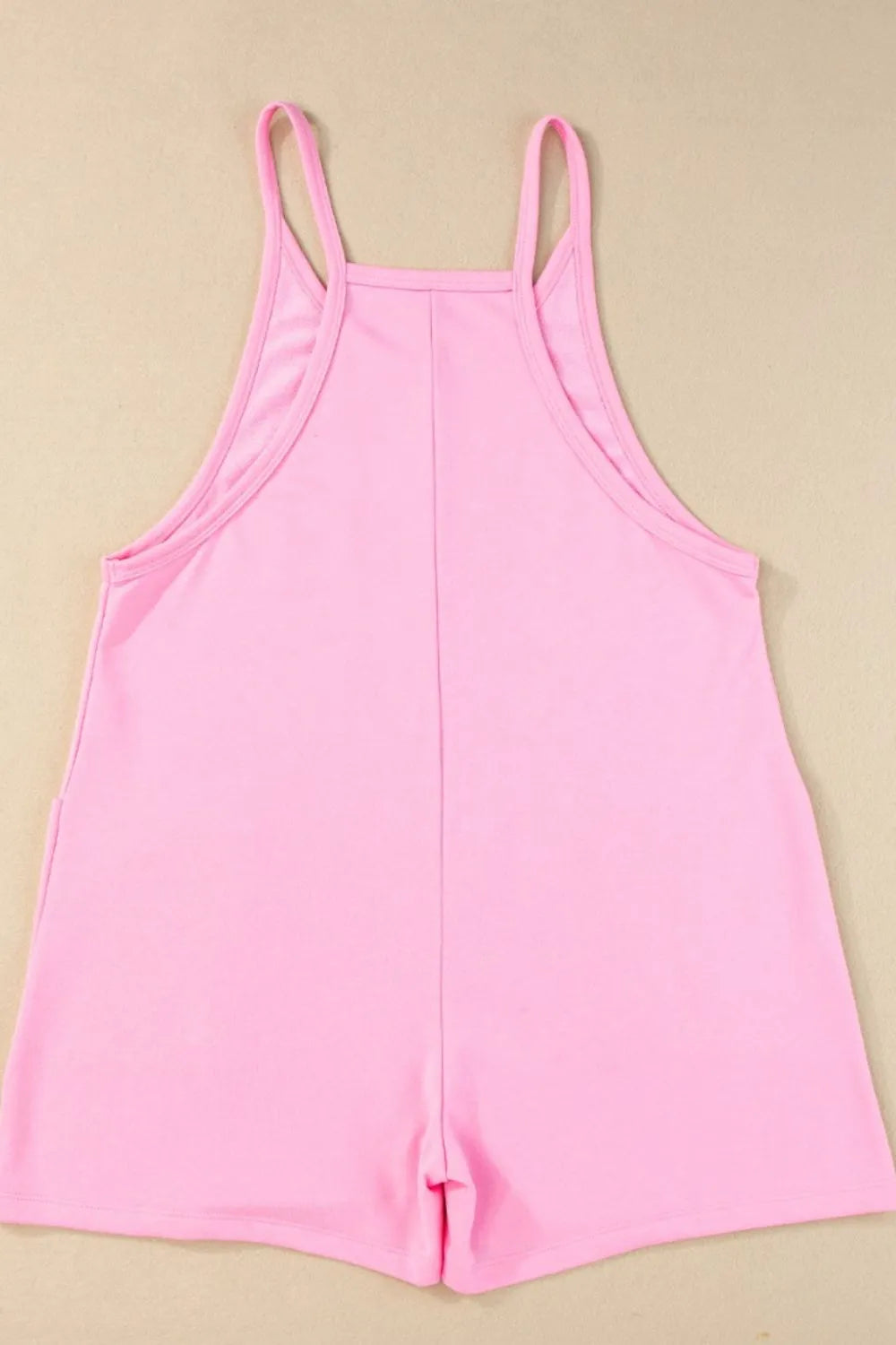 Sleeveless Romper with Pockets