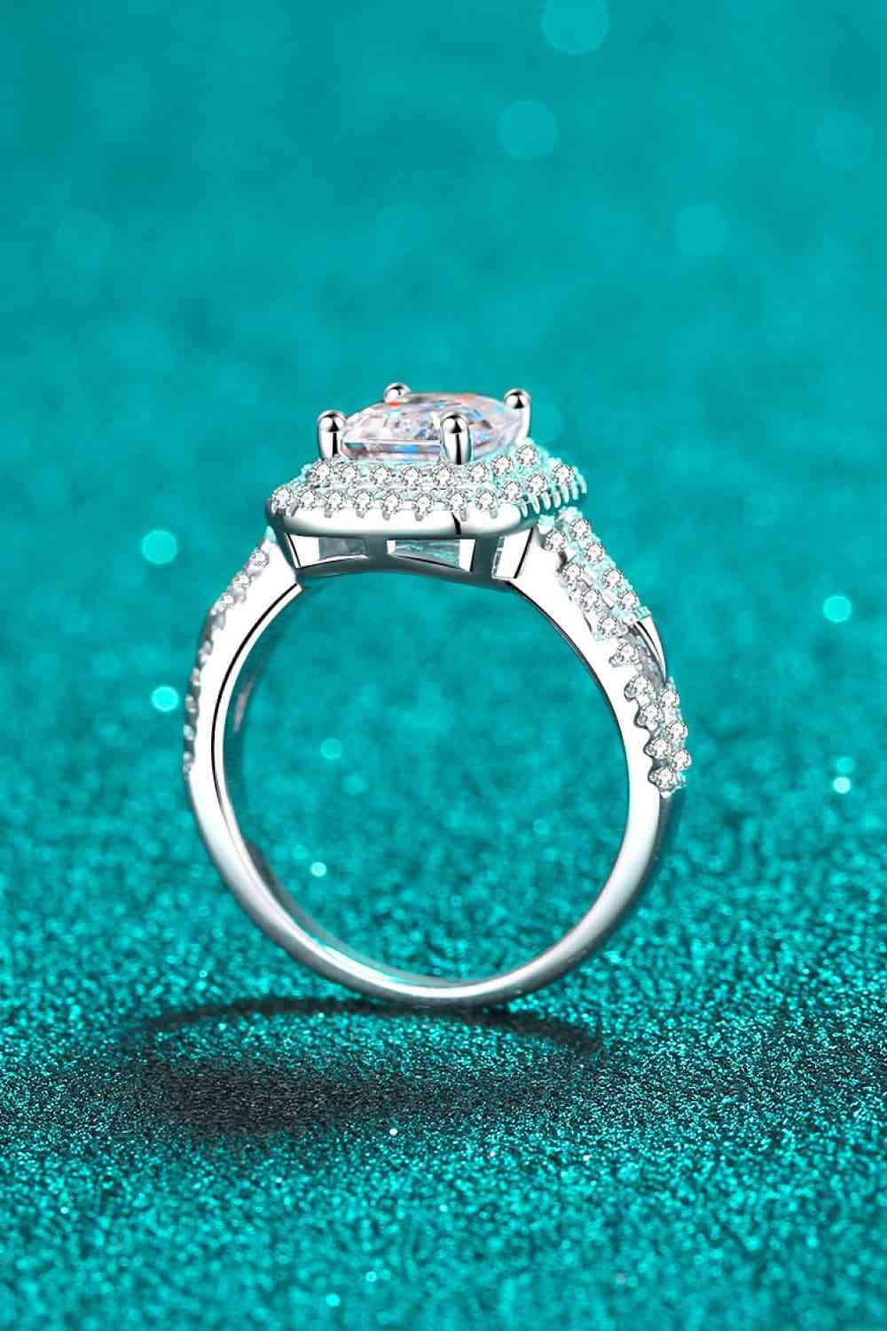 Can't Stop Your Shine 2 Carat Moissanite Ring