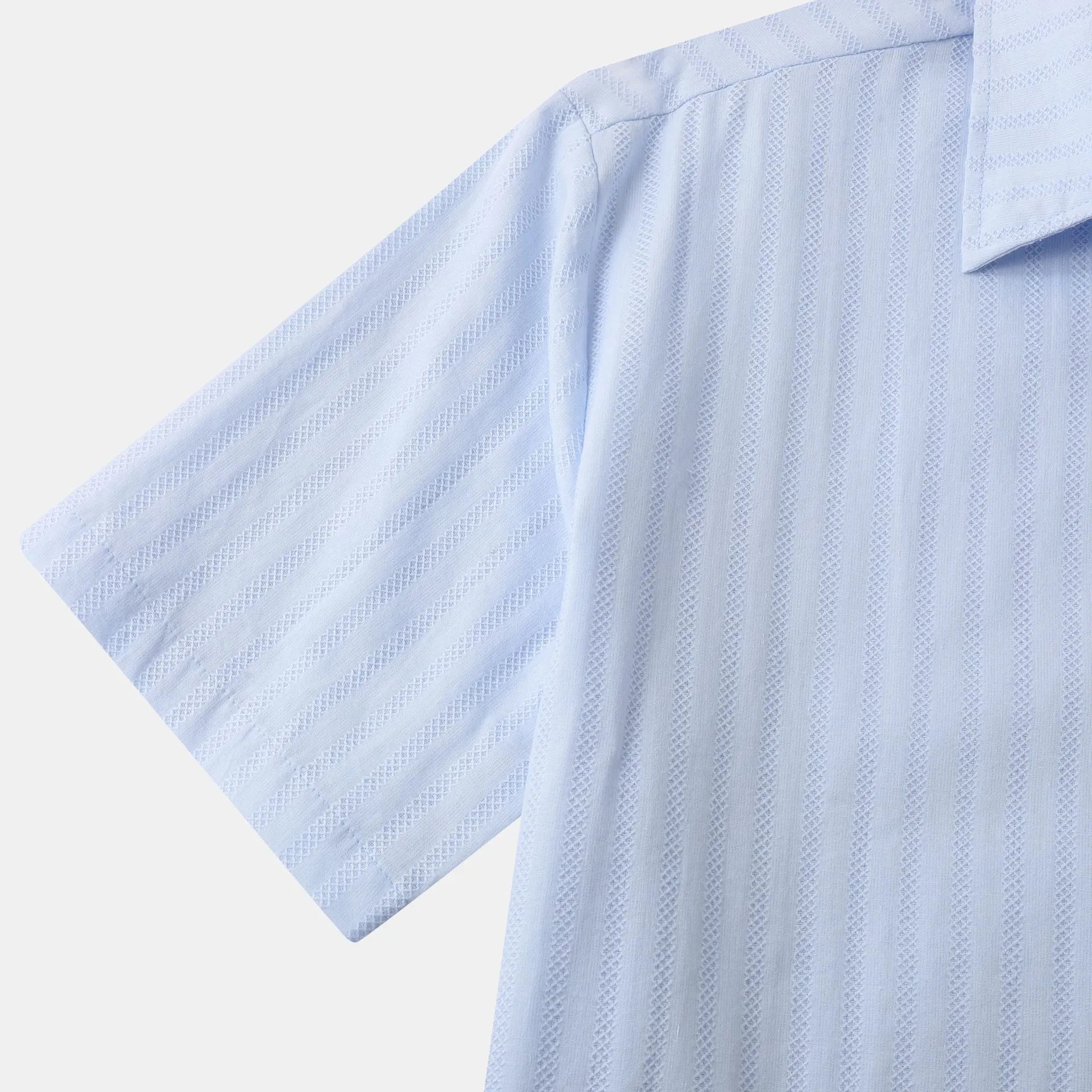Men's Casual Short Sleeve Button Down Shirt