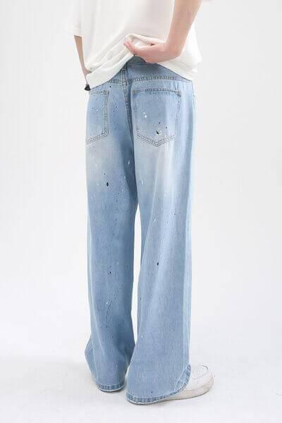 Distressed Jeans with Pockets