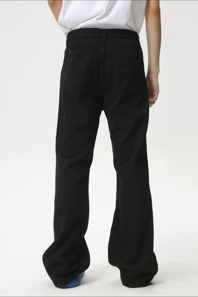 Mid Rise Jeans with Pockets - Clothes For Her Online Store