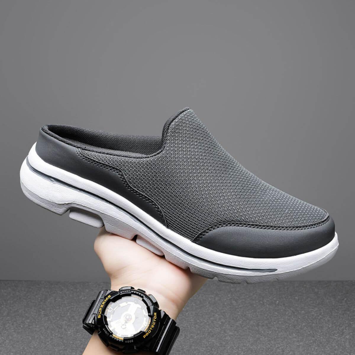 Round Toe Flats Mesh Slip On