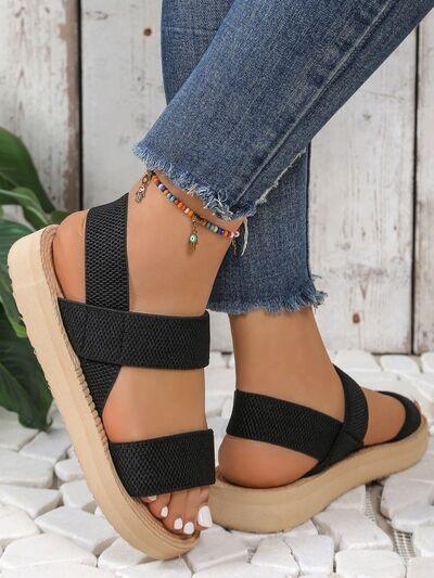 Open Toe Platform Sandals - Clothes For Her Online Store