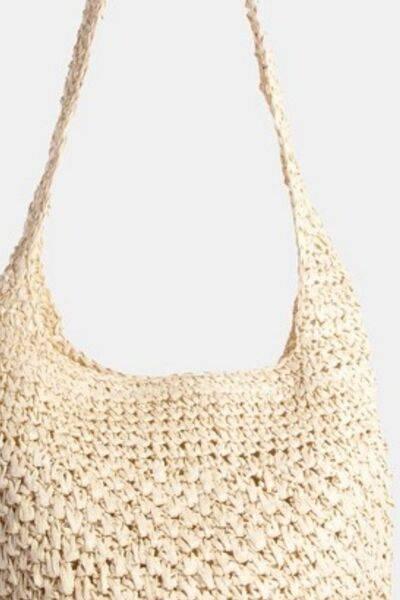 Fame Intricate Braided Hobo Shoulder Bag