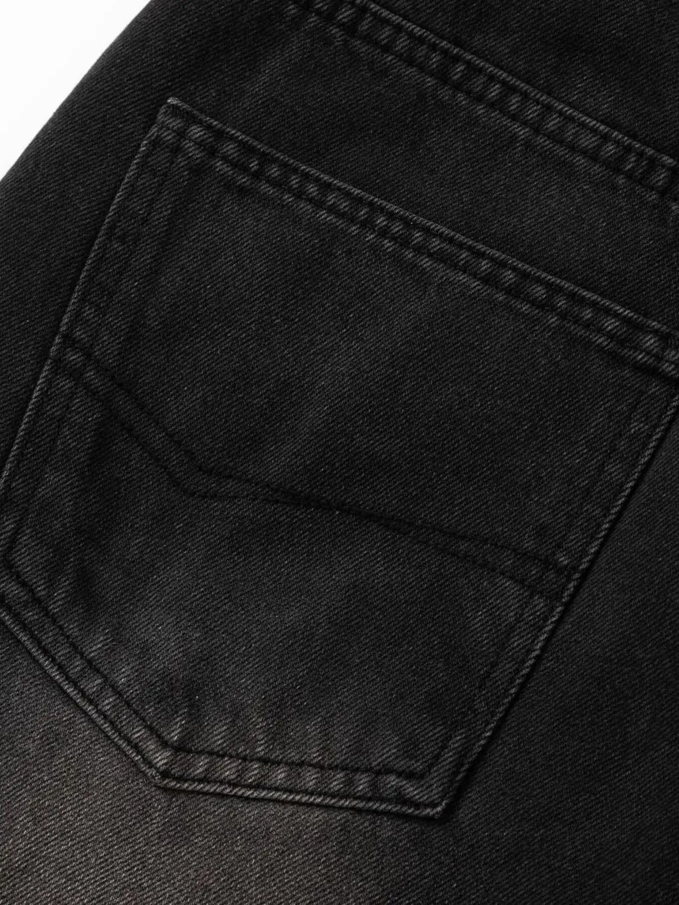 Men's Washed Denim Bermuda Shorts