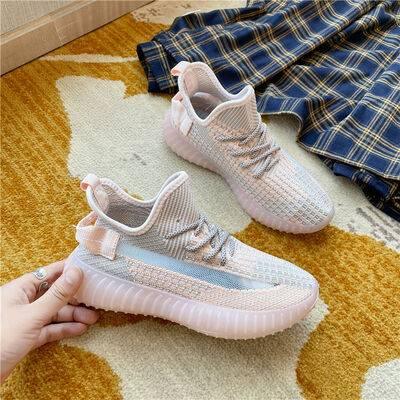 Mesh Lace-Up Platform Athletic Shoes - Clothes For Her Online Store
