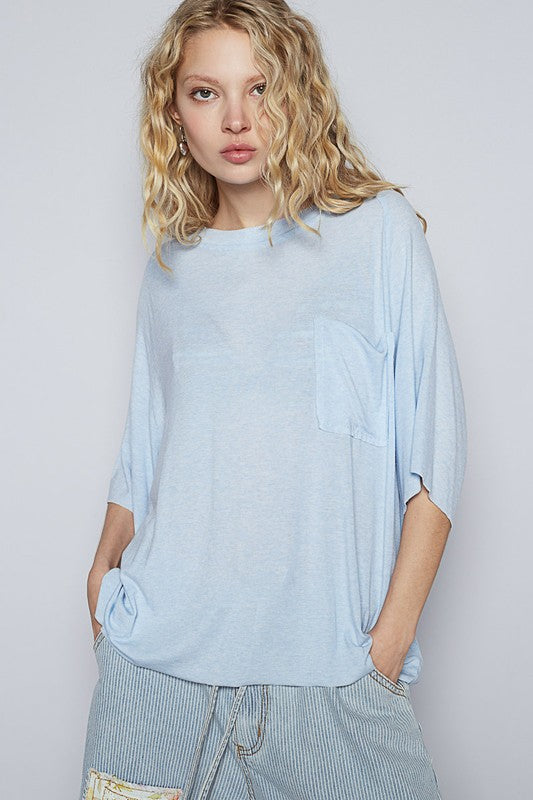 POL Round Neck Half Sleeve T-Shirt - Clothes For Her Online Store