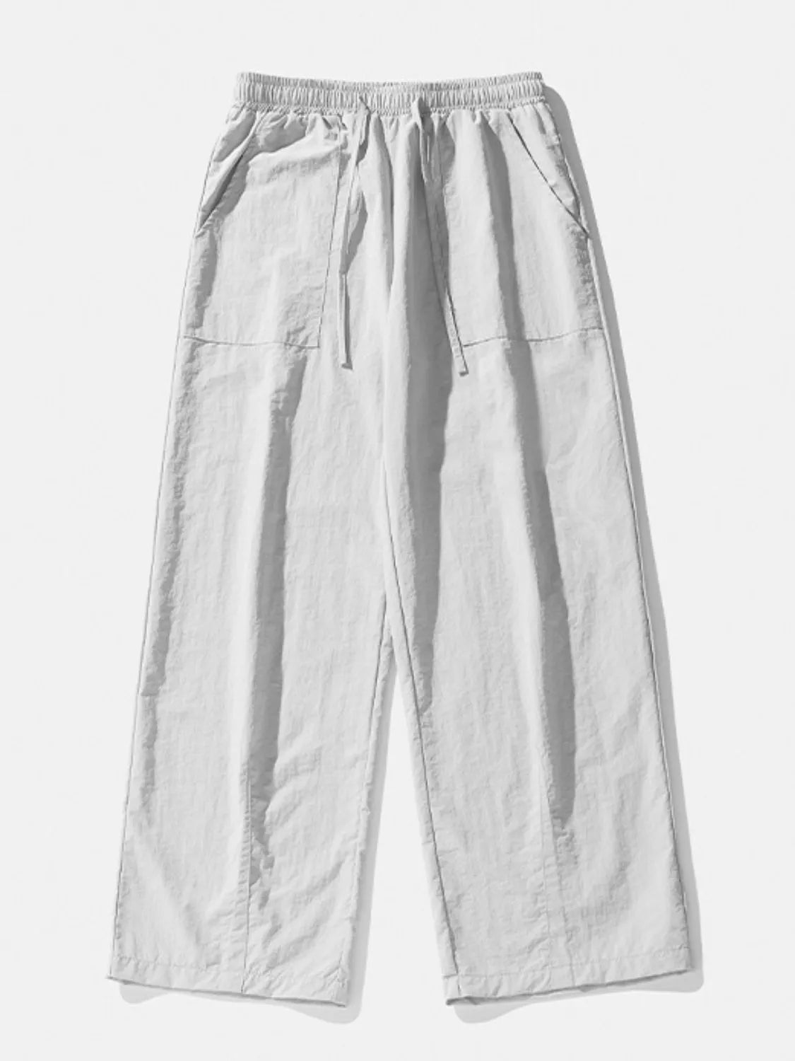Men's Full Size Drawstring Pants with Pockets Plus Size