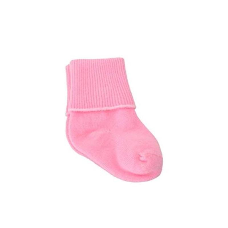 Newborn Unisex Booties, Combed Cotton Turn-Cuff Sock, Ultra Soft