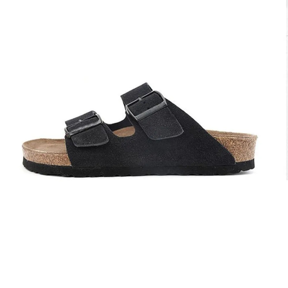 Double Buckle Open Toe Sandals