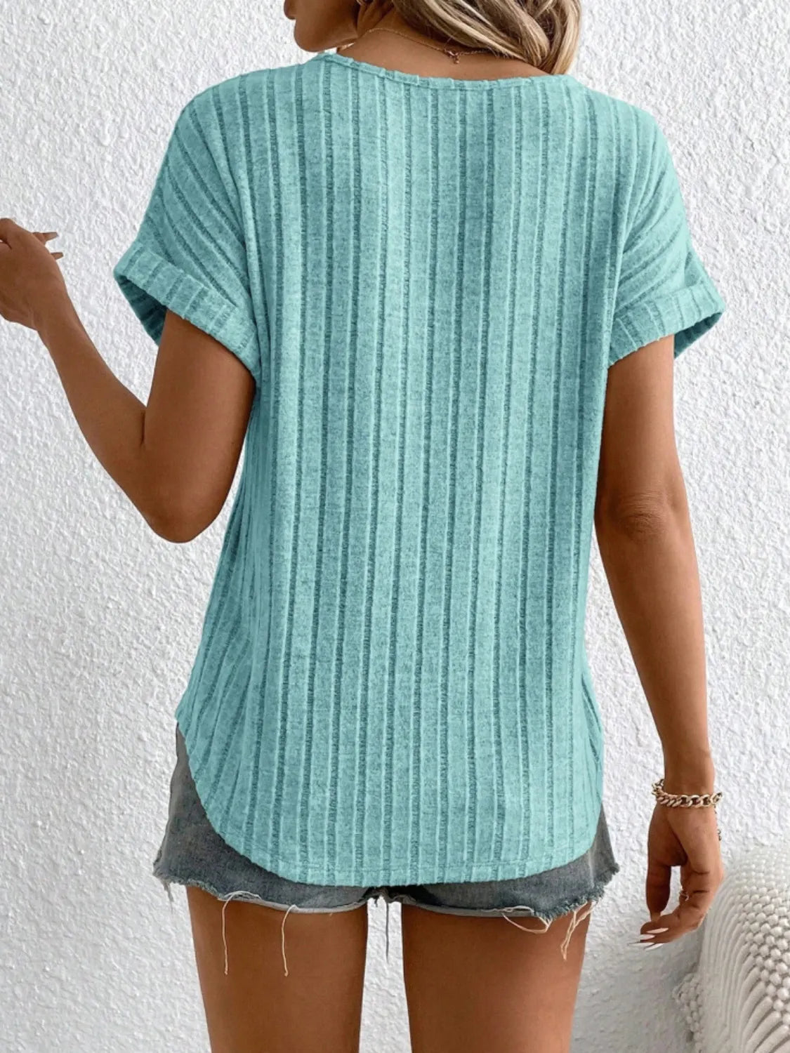 Round Neck Short Sleeve T-Shirt