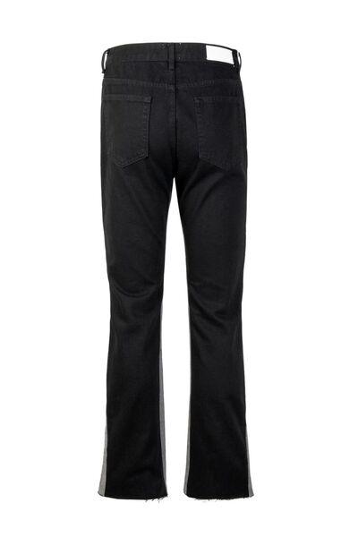 Men's Contrast Bootcut Jeans