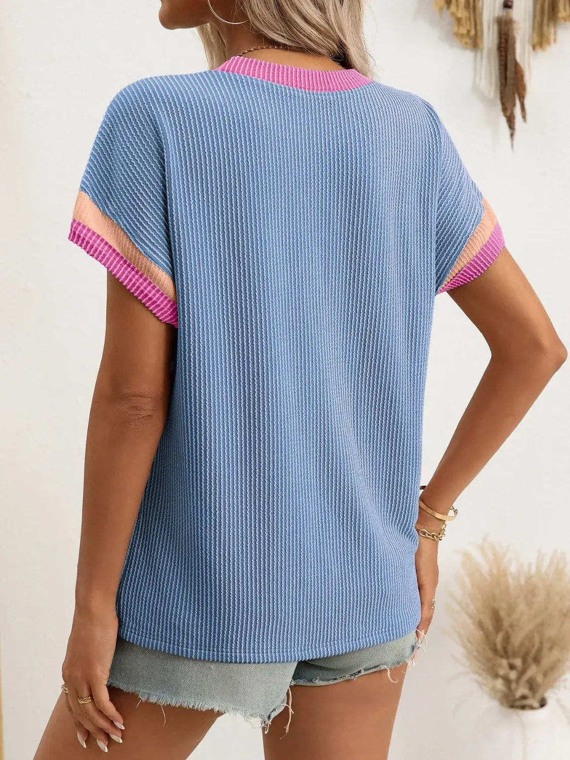 Round Neck Short Sleeve T-Shirt