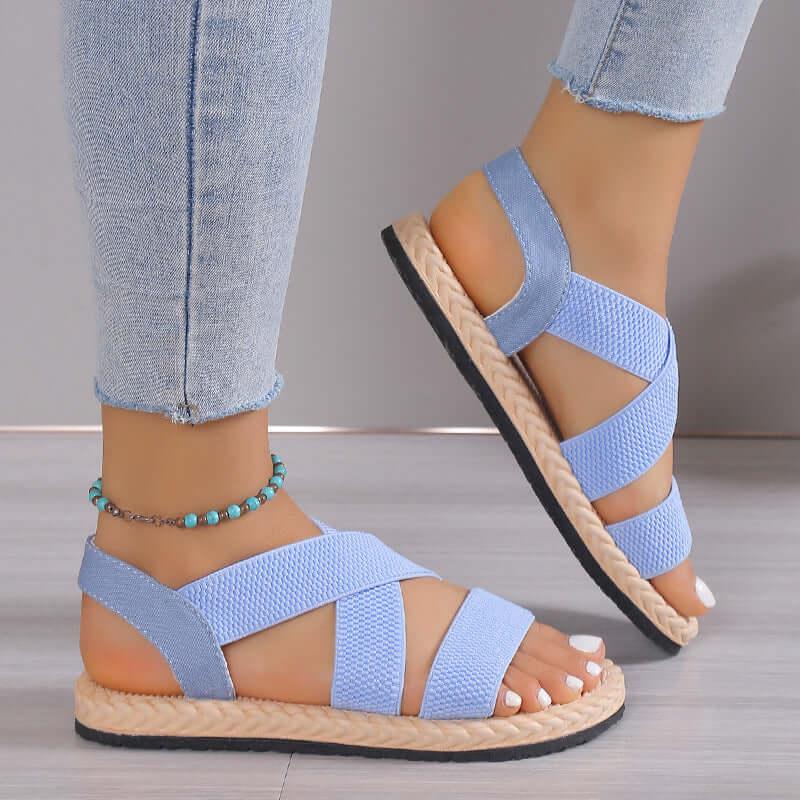 Open Toe Flats Sandals