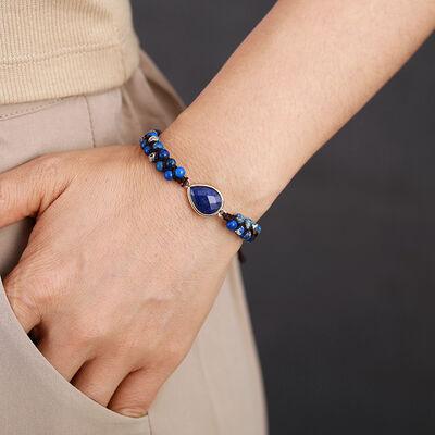 Handmade Teardrop Shape Beaded Bracelet - Clothes For Her Online Store