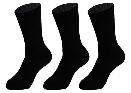 3 Pairs Cotton Crew Socks for Women Athletic Sport Socks