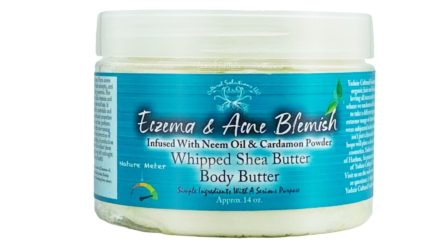 Yadain Eczema & Acne Blemish Body Butter Whipped Shea Butter for Face and Body