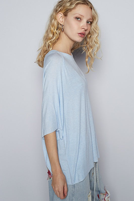 POL Round Neck Half Sleeve T-Shirt - Clothes For Her Online Store