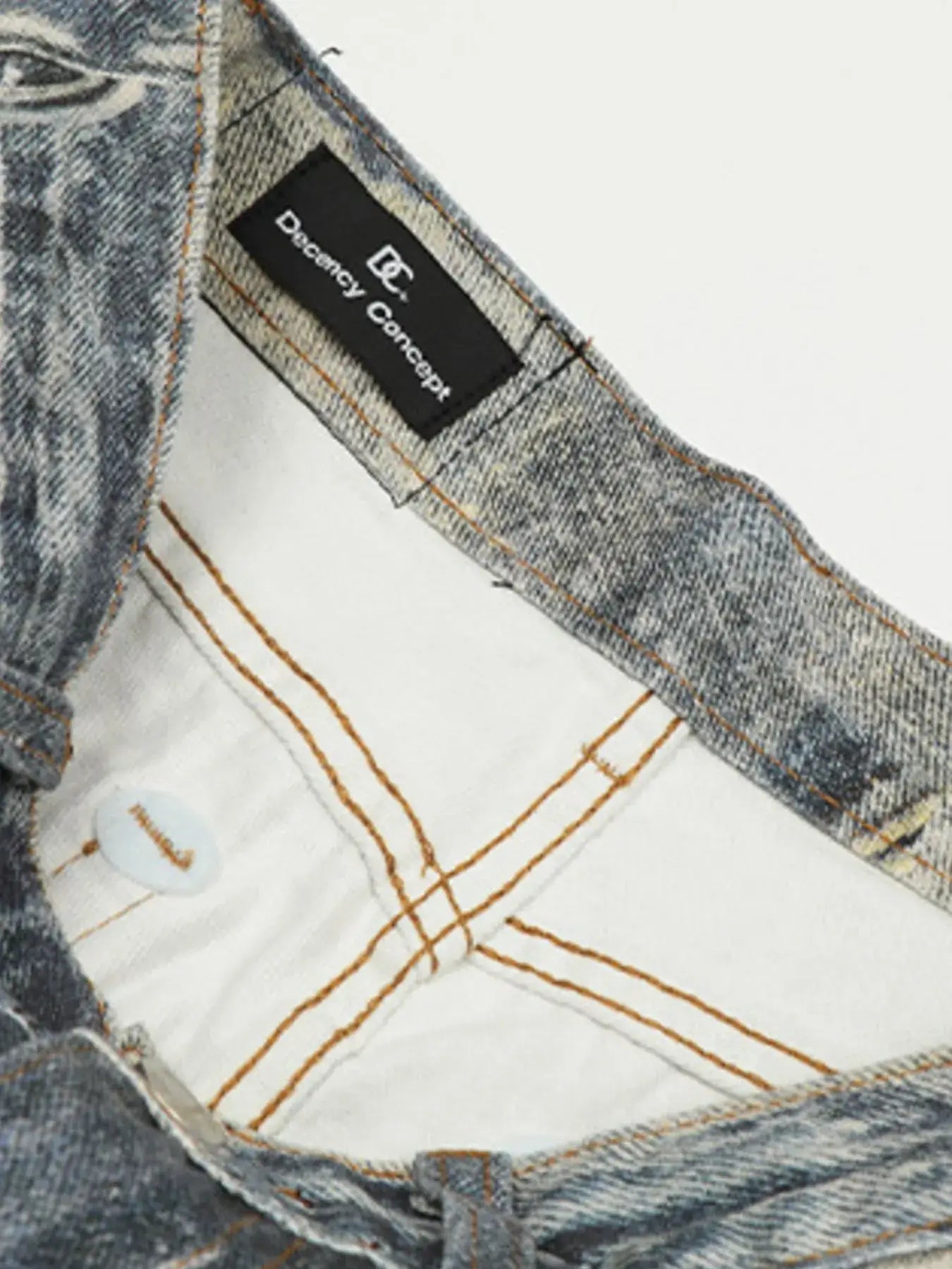 Men's Vintage Wide Leg Denim Jeans