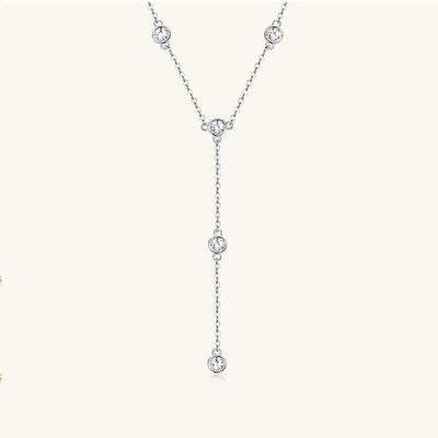 1.1 Carat Moissanite 925 Sterling Silver Necklace